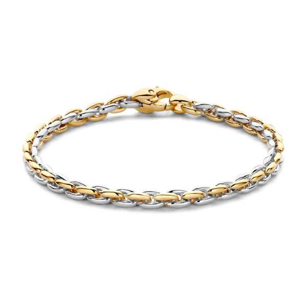 14 krt gouden Armband bicolor