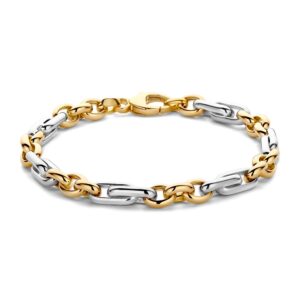 14 krt gouden Armband bicolor