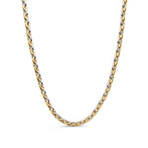 14 krt gouden Collier bicolor