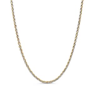 14 krt gouden Collier bicolor