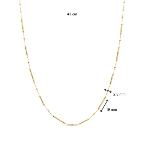 14 krt gouden Collier geelgoud - Afbeelding 3