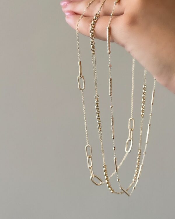 14 krt gouden Collier geelgoud - Afbeelding 2