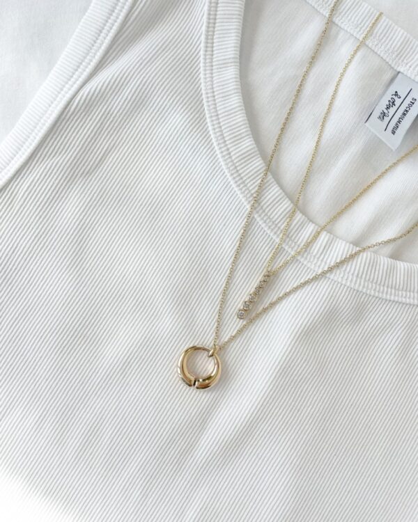 14 krt gouden Collier geelgoud - Afbeelding 2