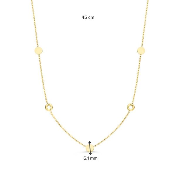 14 krt gouden Collier geelgoud - Afbeelding 3