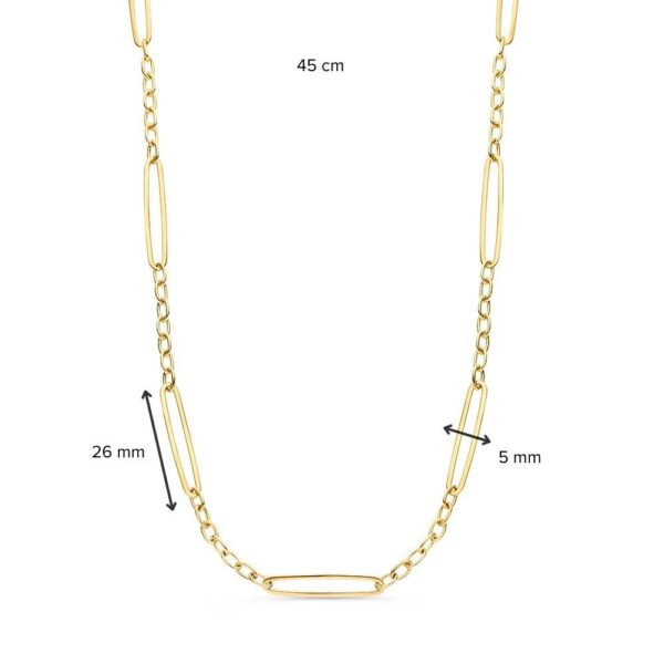 14 krt gouden Collier geelgoud - Afbeelding 2