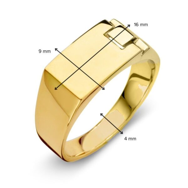 14 krt gouden Ring geelgoud - Afbeelding 2