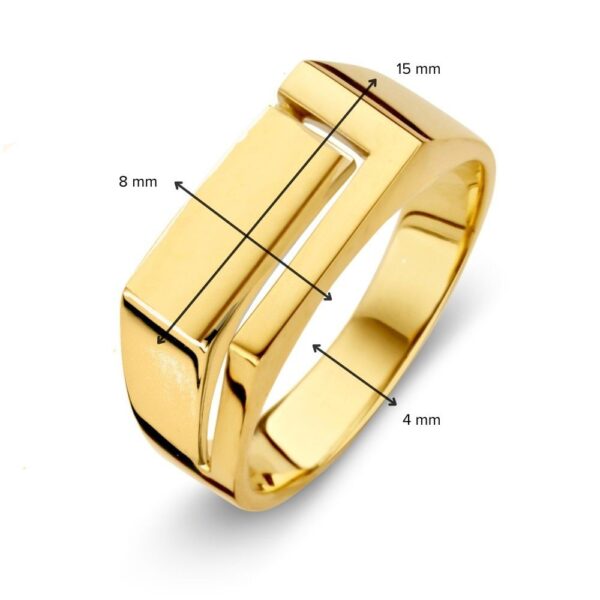 14 krt gouden Ring geelgoud - Afbeelding 2