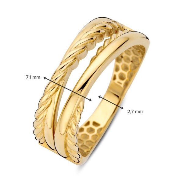 14 krt gouden Ring geelgoud - Afbeelding 4