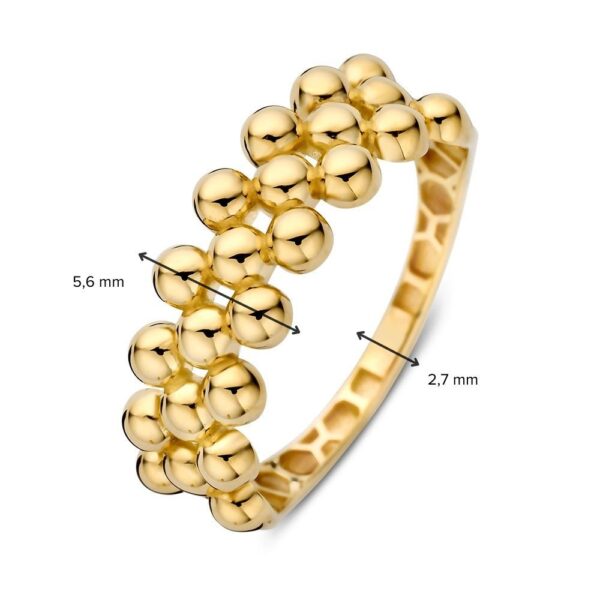 14 krt gouden Ring geelgoud - Afbeelding 3