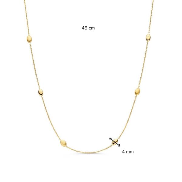 14 krt gouden Collier geelgoud - Afbeelding 2