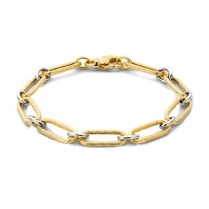 14 krt gouden Armband bicolor