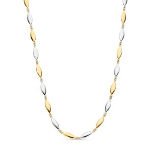 14 krt gouden Collier bicolor