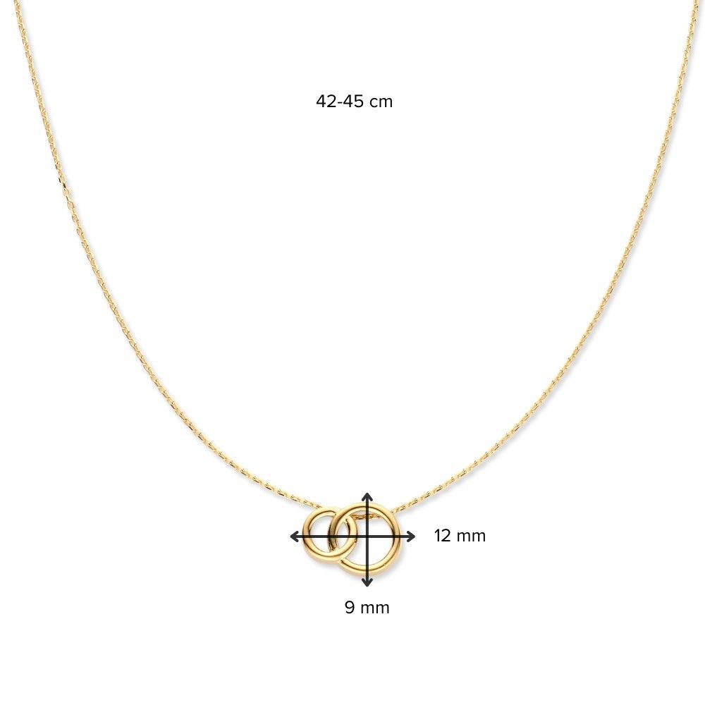 14 krt gouden Collier geelgoud - Afbeelding 2