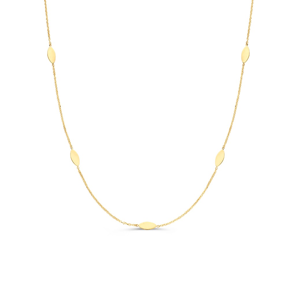 14 krt gouden Collier geelgoud