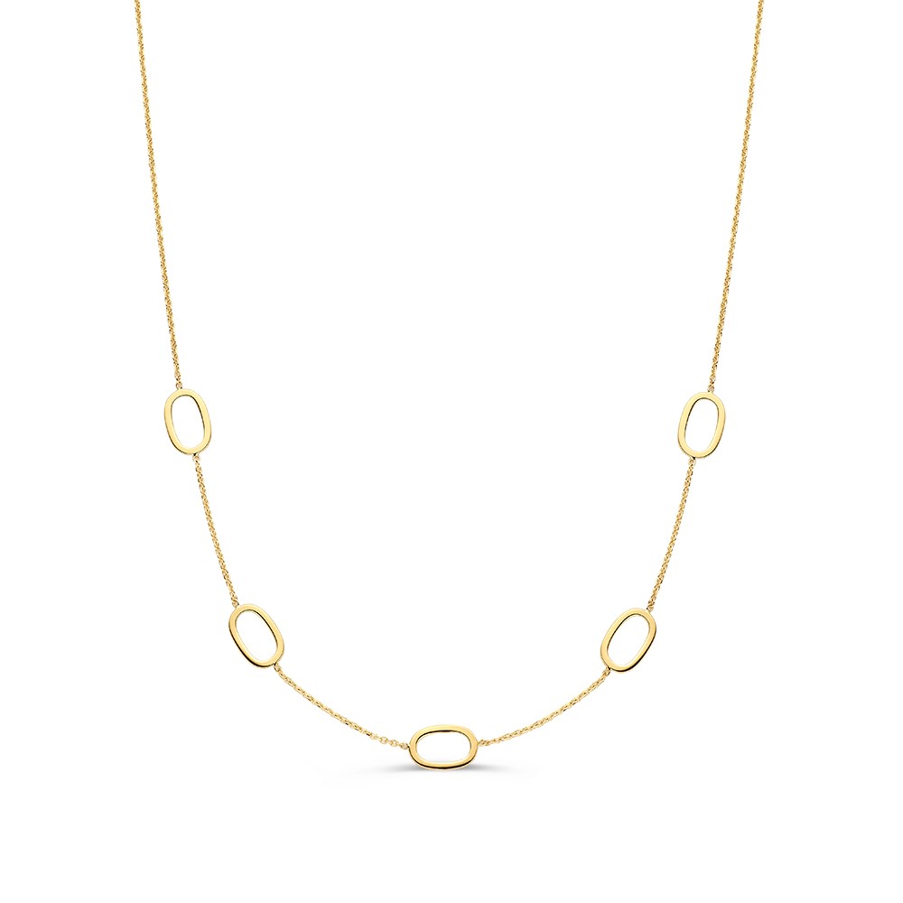 14 krt gouden Collier geelgoud