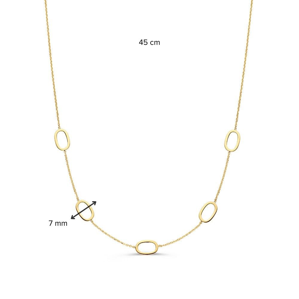 14 krt gouden Collier geelgoud - Afbeelding 4