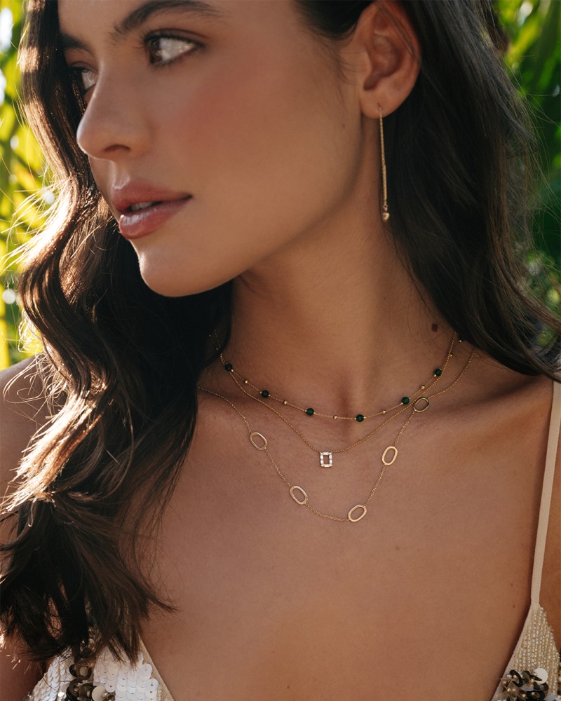 14 krt gouden Collier geelgoud - Afbeelding 2