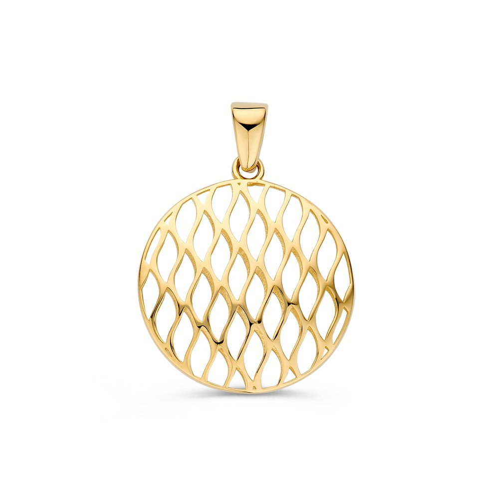14 krt gouden Hanger geelgoud