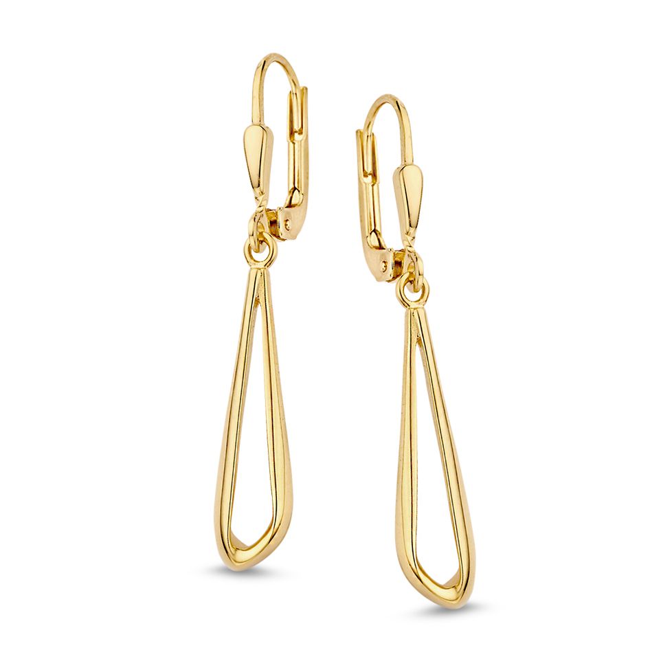 14 krt gouden Oorhaken geelgoud