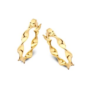 14 krt gouden Oorringen geelgoud