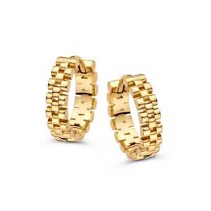 14 krt gouden Oorringen geelgoud