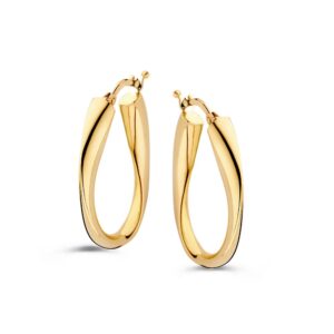 14 krt gouden Oorringen geelgoud