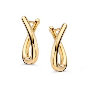 14 krt gouden Oorringen geelgoud