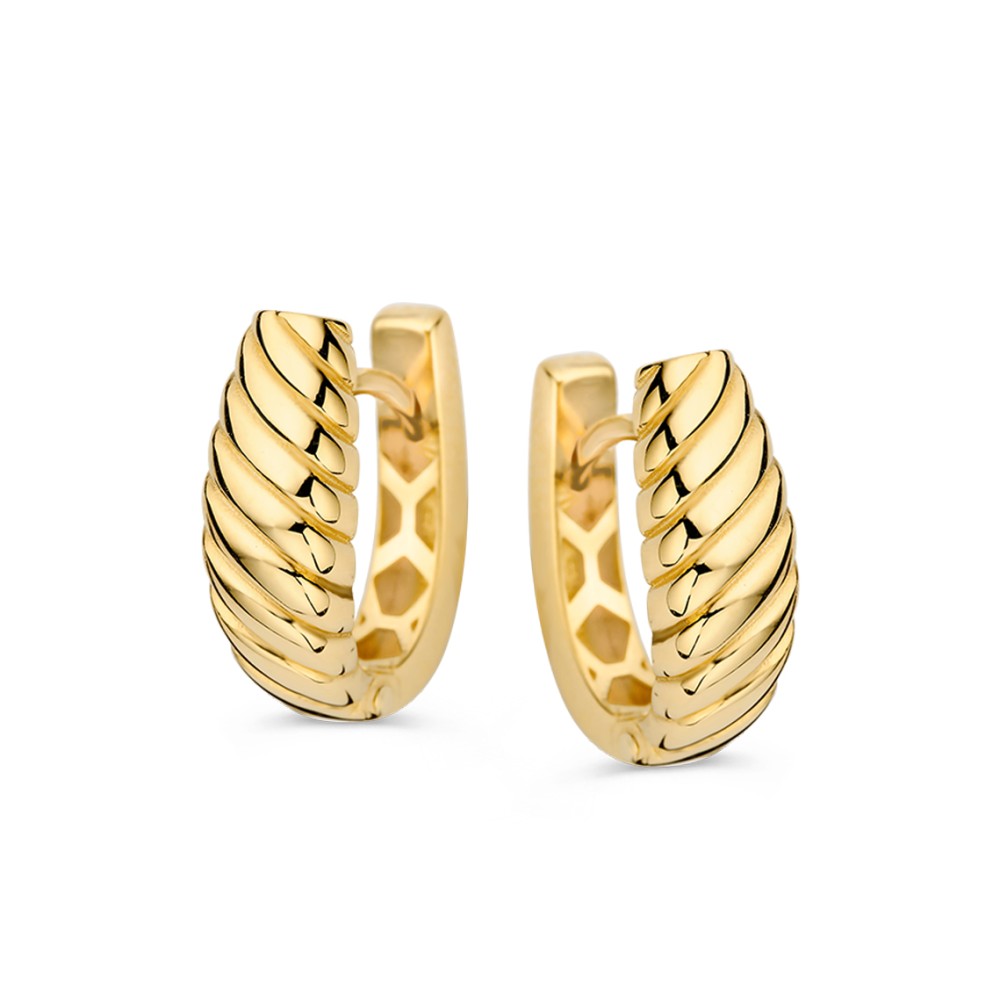 14 krt gouden Oorringen geelgoud