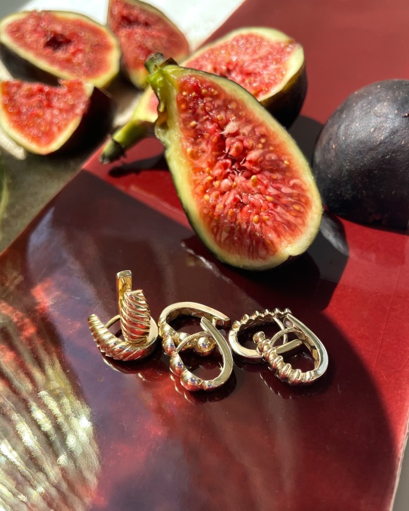 14 krt gouden Oorringen geelgoud - Afbeelding 3