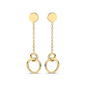 14 krt gouden Oorsteker geelgoud