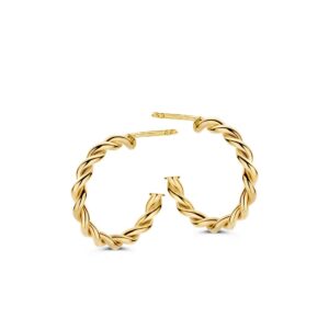 14 krt gouden Oorstekers geelgoud