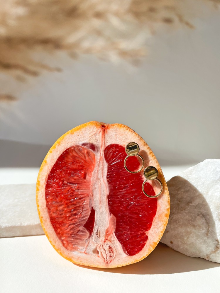 14 krt gouden Oorstekers geelgoud - Afbeelding 5