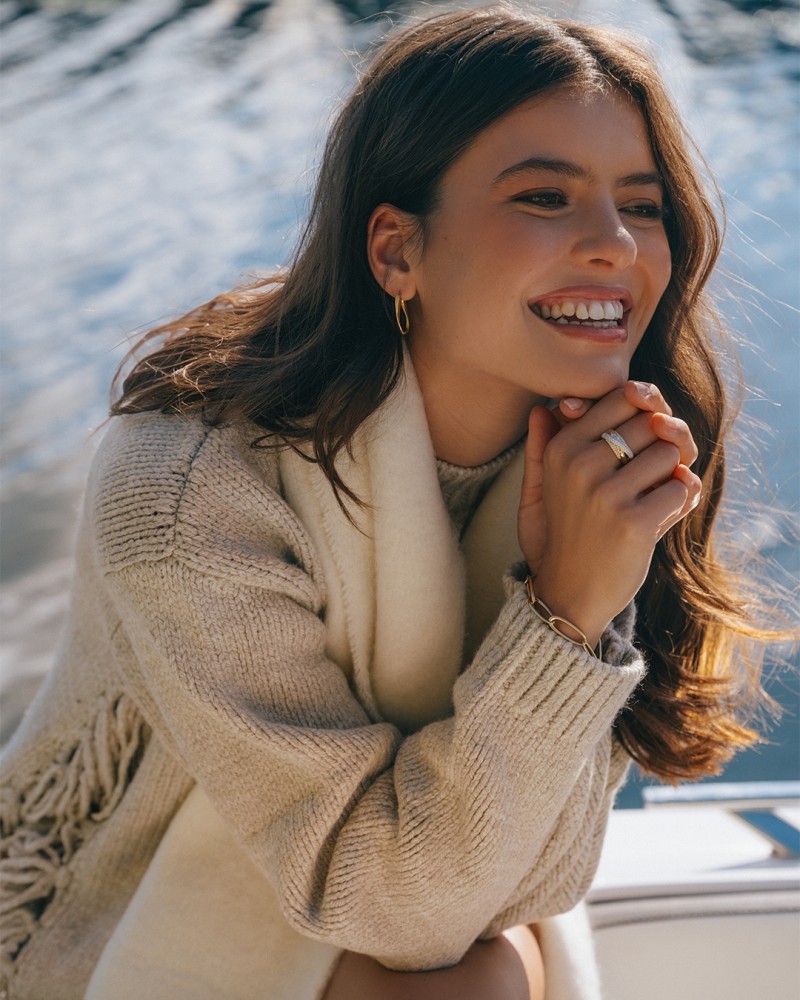 14 krt gouden Ring bicolor briljant 0.61 crt. - Afbeelding 4