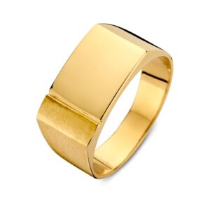 14 krt gouden Ring geelgoud massief