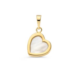 14 krt gouden Hanger geelgoud parelmoer