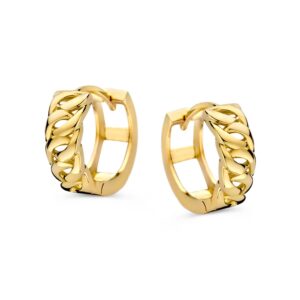 14 krt gouden Oorringen geelgoud