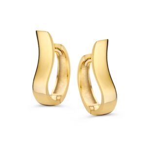 14 krt gouden Oorringen geelgoud