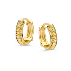 14 krt gouden Oorringen geelgoud